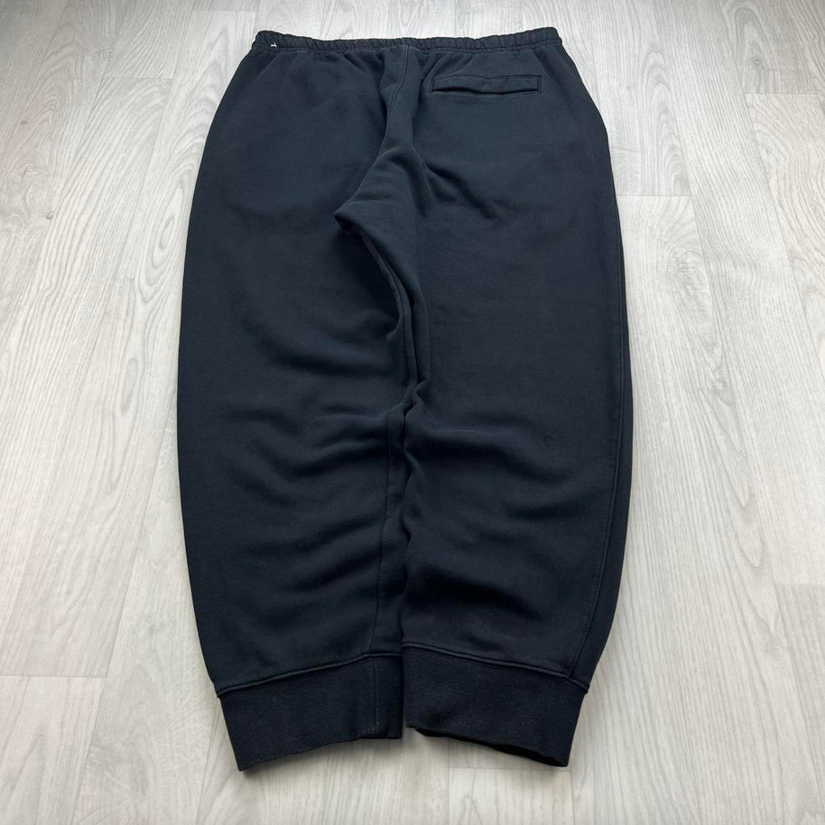 NIKE LOOSE COTTON SWEATPANTS BLACK