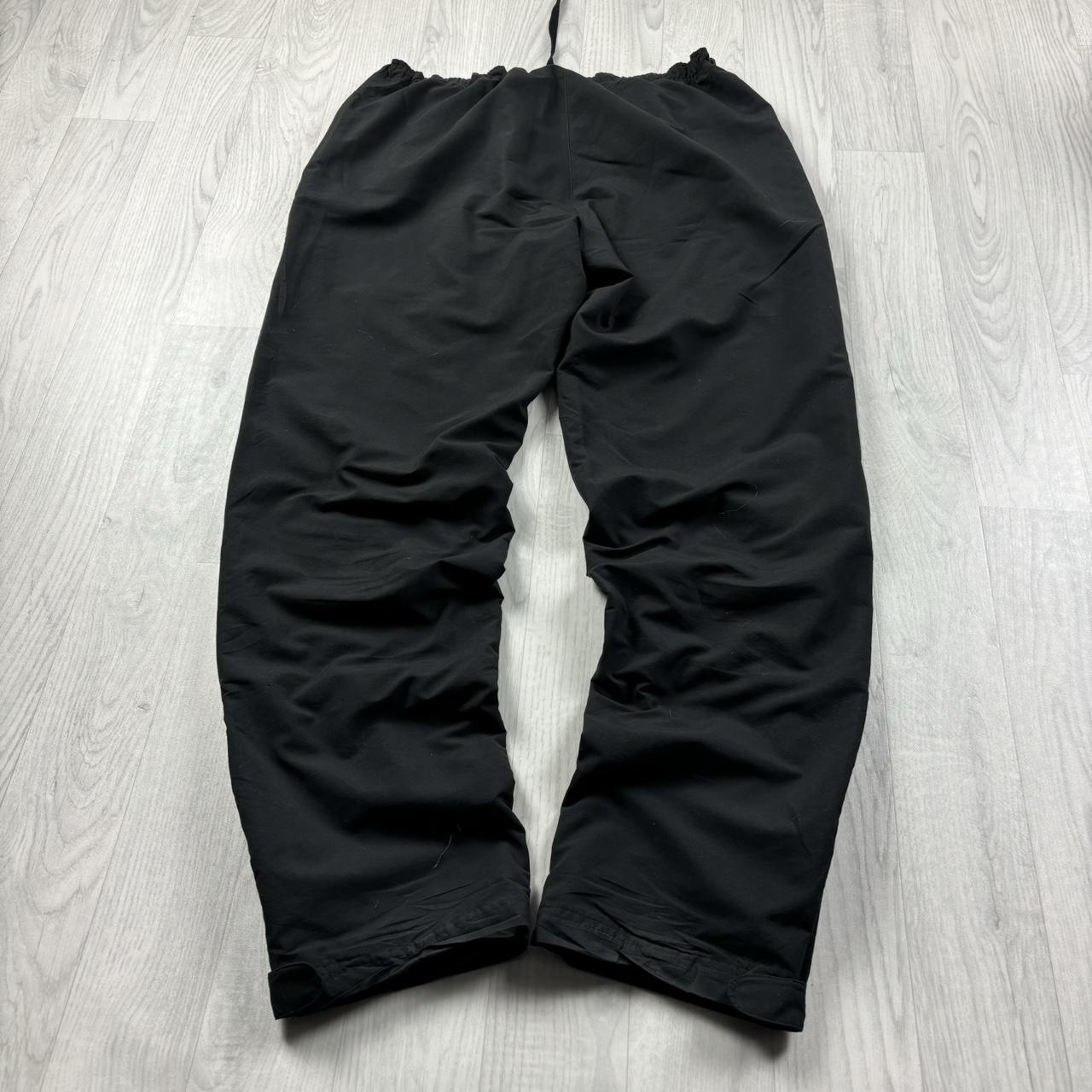 VINTAGE Y2K NIKE STRAIGHT LEG BAGGY TRACKSUIT BOTTOMS BLACK