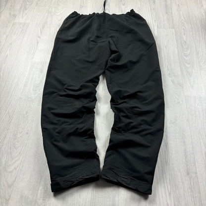 VINTAGE Y2K NIKE STRAIGHT LEG BAGGY TRACKSUIT BOTTOMS BLACK