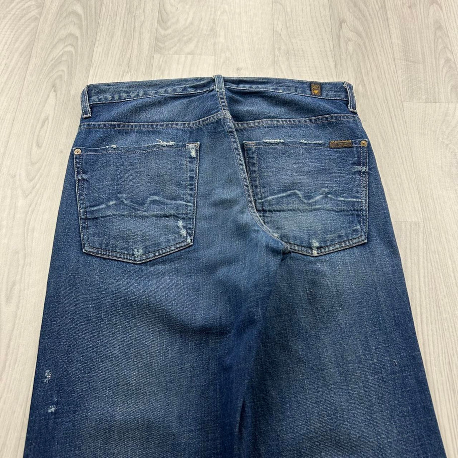 VINTAGE Y2K 7 FOR ALL MANKIND AUSTYN JEANS BLUE