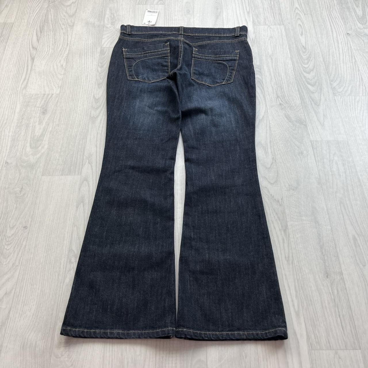 VINTAGE Y2K NEXT LOW RISE SLIM BOOTCUT JEANS NAVY