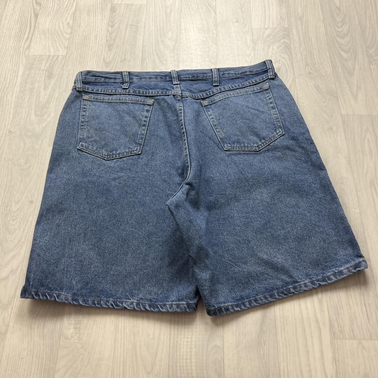 VINTAGE Y2K WRANGLER BAGGY JORTS BLUE