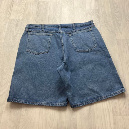 VINTAGE Y2K WRANGLER BAGGY JORTS BLUE