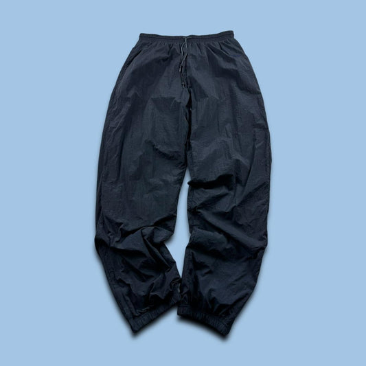 VINTAGE 90s REEBOK BAGGY TRACKSUIT BOTTOMS NAVY