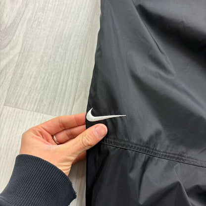 VINTAGE Y2K NIKE BAGGY SHELL TRACKSUIT BOTTOMS BLACK