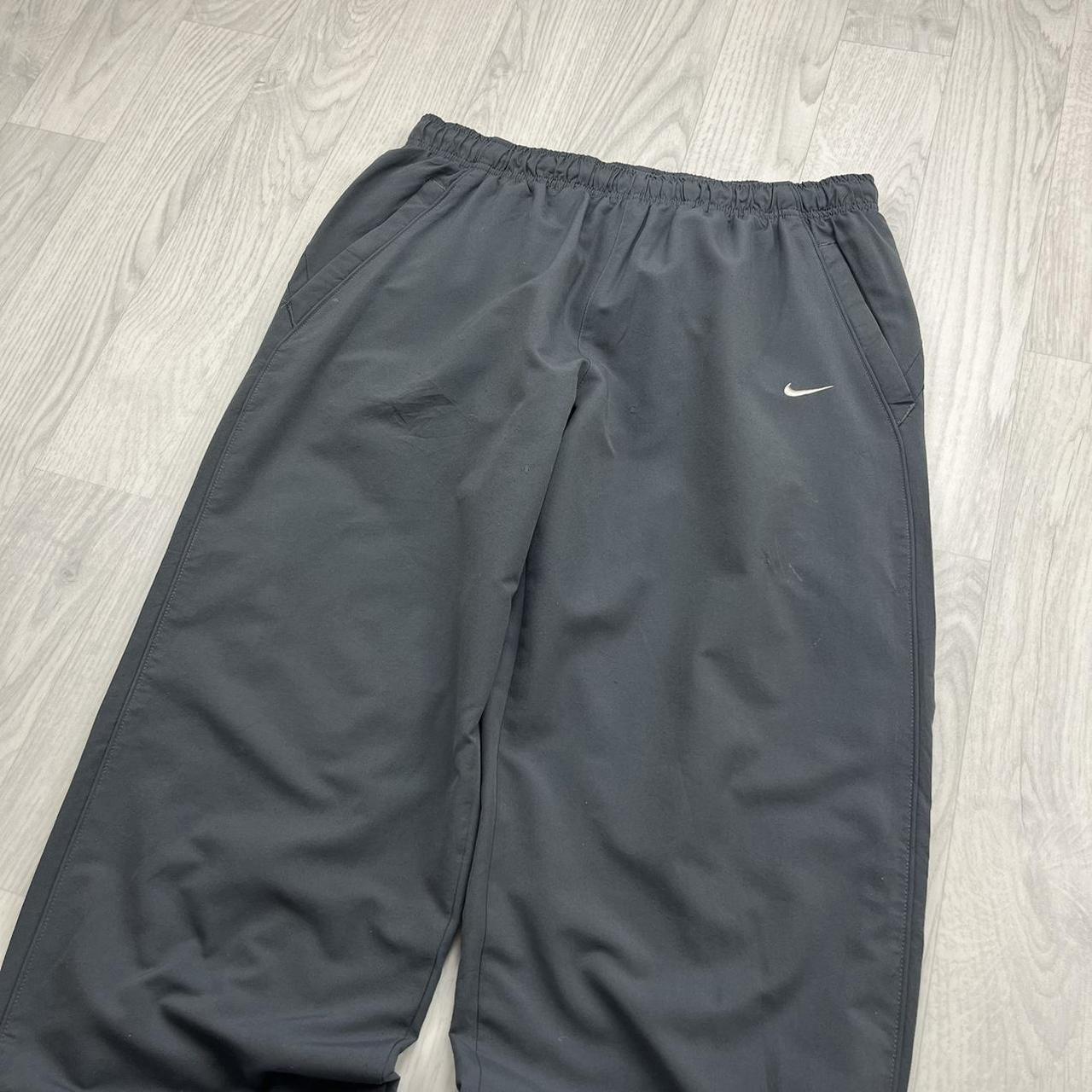 VINTAGE Y2K NIKE BAGGY TRACKSUIT BOTTOMS GREY