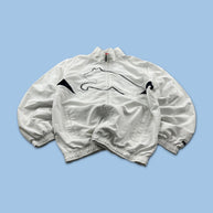 VINTAGE Y2K PUMA ZIP UP TRACK JACKET WHITE