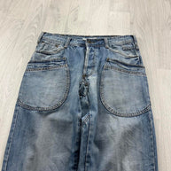 VINTAGE Y2K BENCH DOUBLE KNEE BAGGY JEANS