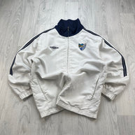 VINTAGE Y2K UMBRO MALAGA WINDBREAKER JACKET WHITE