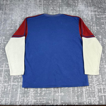 VINTAGE Y2K QUIKSILVER BOXY FLEECE SURF SWEATSHIRT NAVY