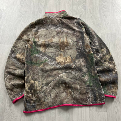 VINTAGE REALTREE ZIP UP FLEECE CAMO PINK