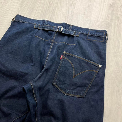 VINTAGE 00s LEVIS BAGGY LOOSE JORTS NAVY
