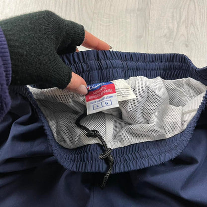 VINTAGE Y2K CHAMPION BAGGY TRACKSUIT BOTTOMS NAVY