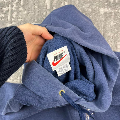 VINTAGE 90s NIKE HOODIE NAVY