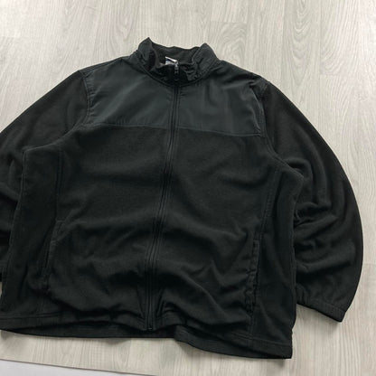VINTAGE Y2K STARTER ZIP UP FLEECE BLACK
