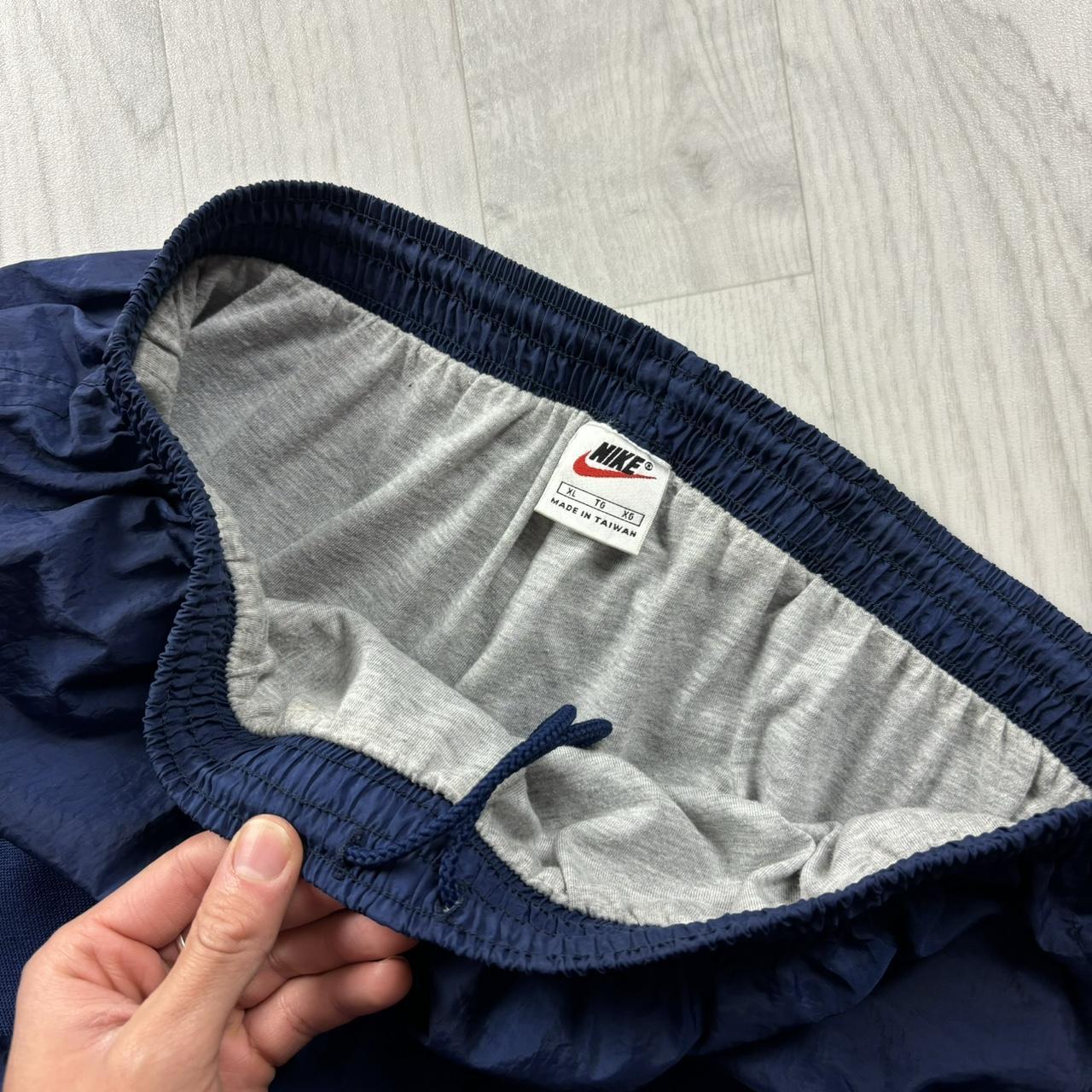 VINTAGE 90s NIKE BAGGY TRACKSUIT BOTTOMS NAVY