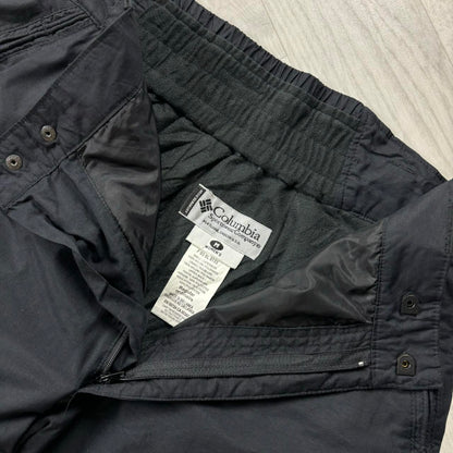 VINTAGE Y2K COLUMBIA BAGGY SKI PANTS SALOPETTES BLACK