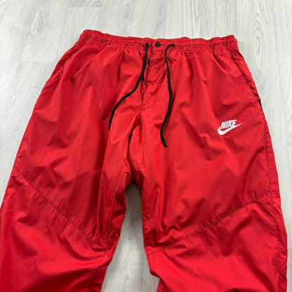 VINTAGE Y2K NIKE BAGGY TRACKSUIT BOTTOMS RED