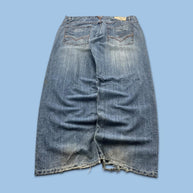 VINTAGE Y2K FIVE ELEMENTZ WIDE LEG HIP HOP JEANS BLUE