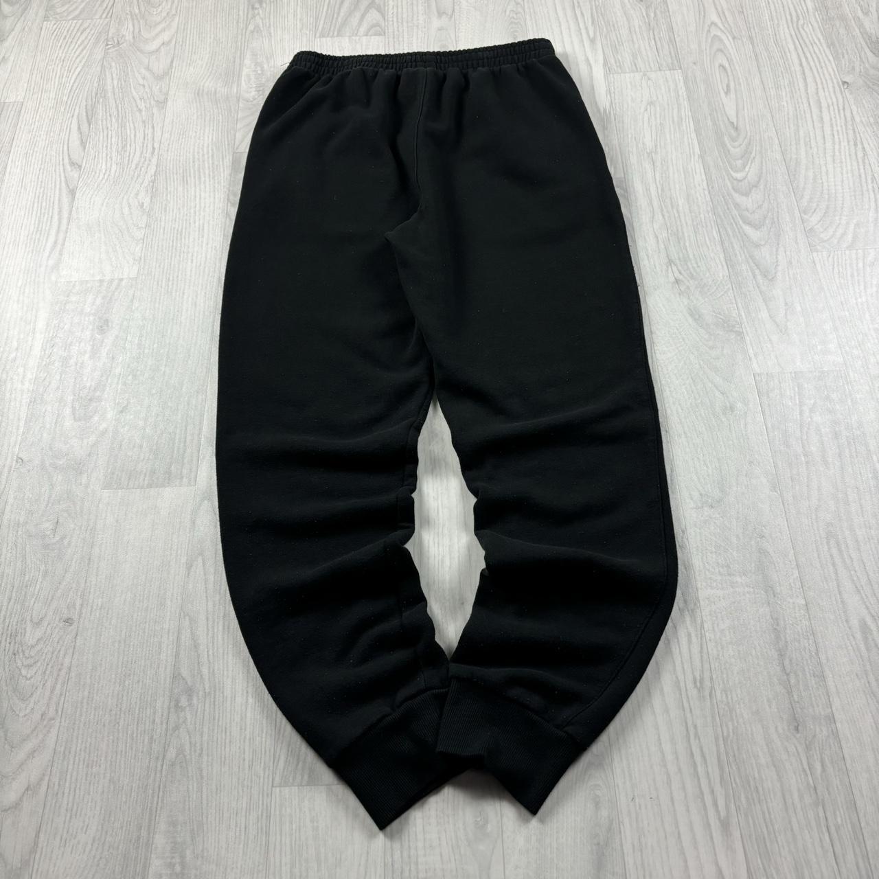 VINTAGE 00s CHAMPION STRAIGHT LEG COTTON SWEATPANTS BLACK