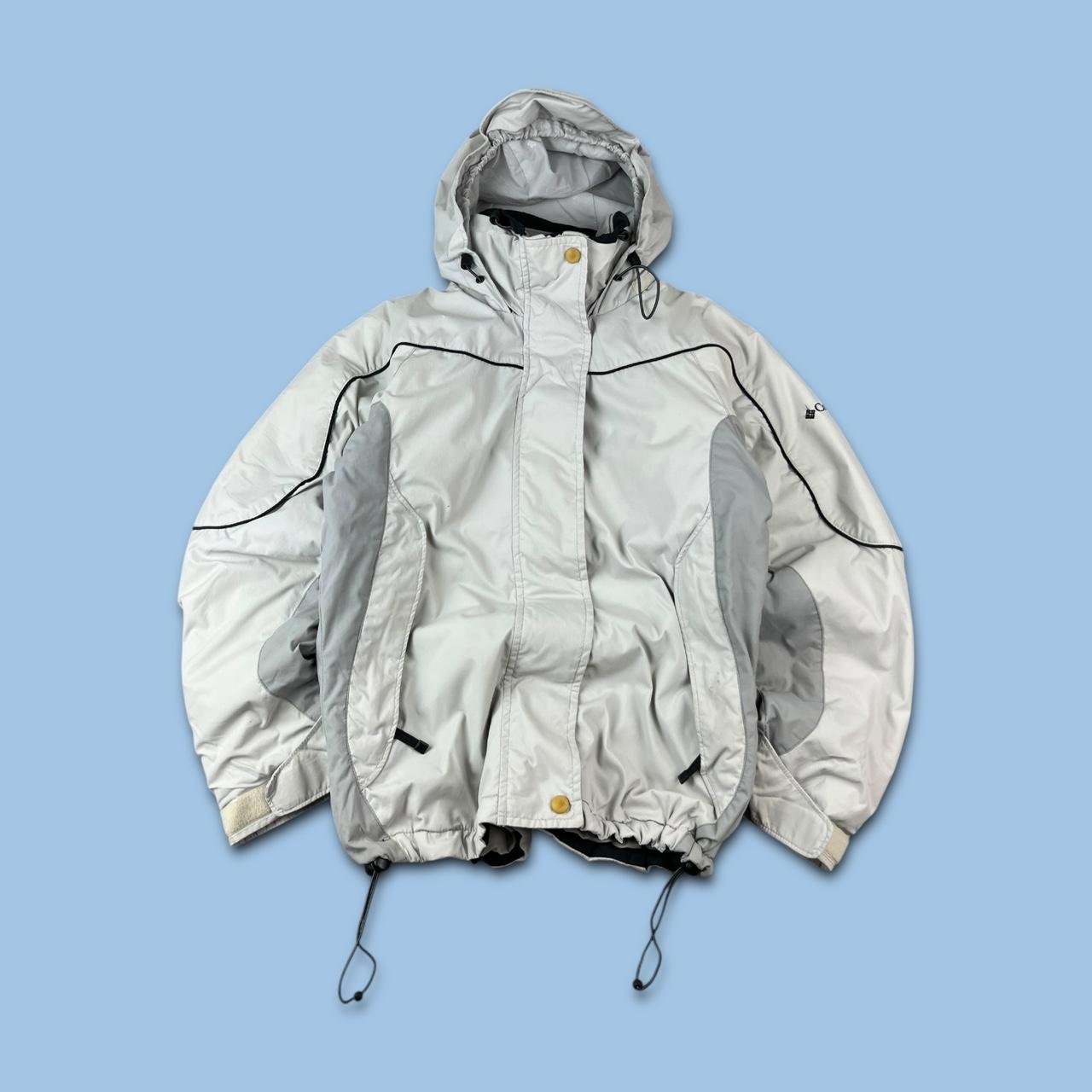 VINTAGE 00s COLUMBIA TECHNICAL UTILITY JACKET WHITE