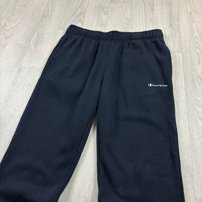 VINTAGE 00s CHAMPION STRAIGHT LEG COTTON SWEATPANTS NAVY