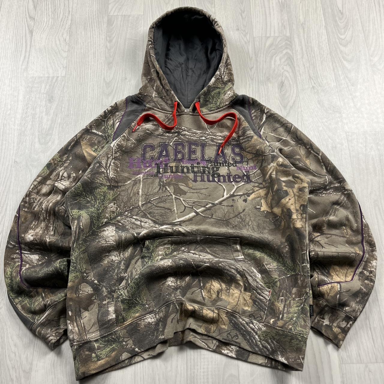 VINTAGE CABELAS REALTREE HOODIE CAMO