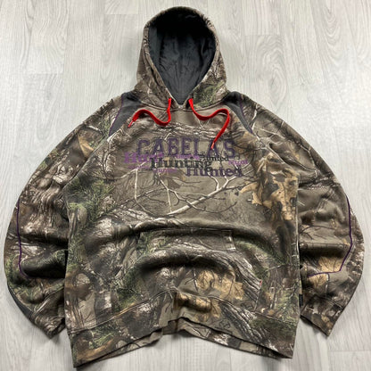 VINTAGE CABELAS REALTREE HOODIE CAMO