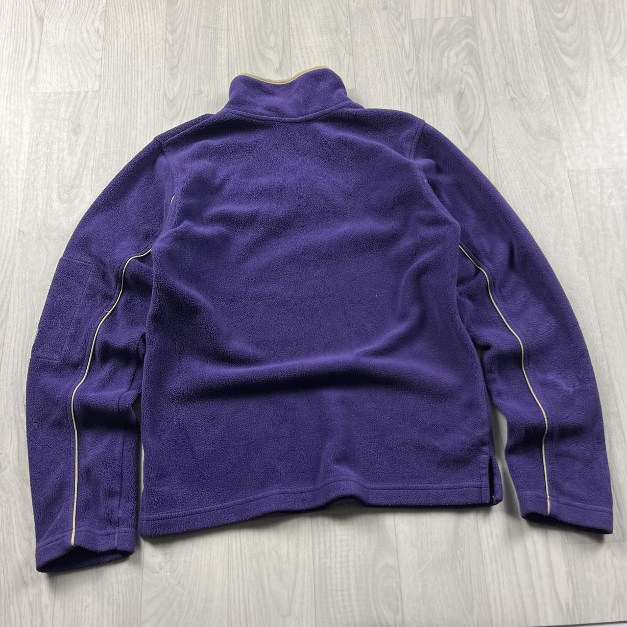 VINTAGE Y2K NIKE TEAM QUARTER ZIP TECHNICAL FLEECE PURPLE