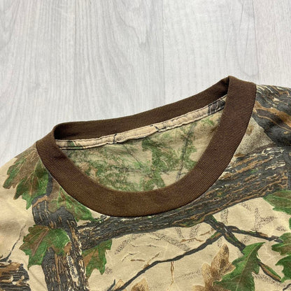VINTAGE Y2K REALTREE LONG SLEEVE POCKET T SHIRT CAMO