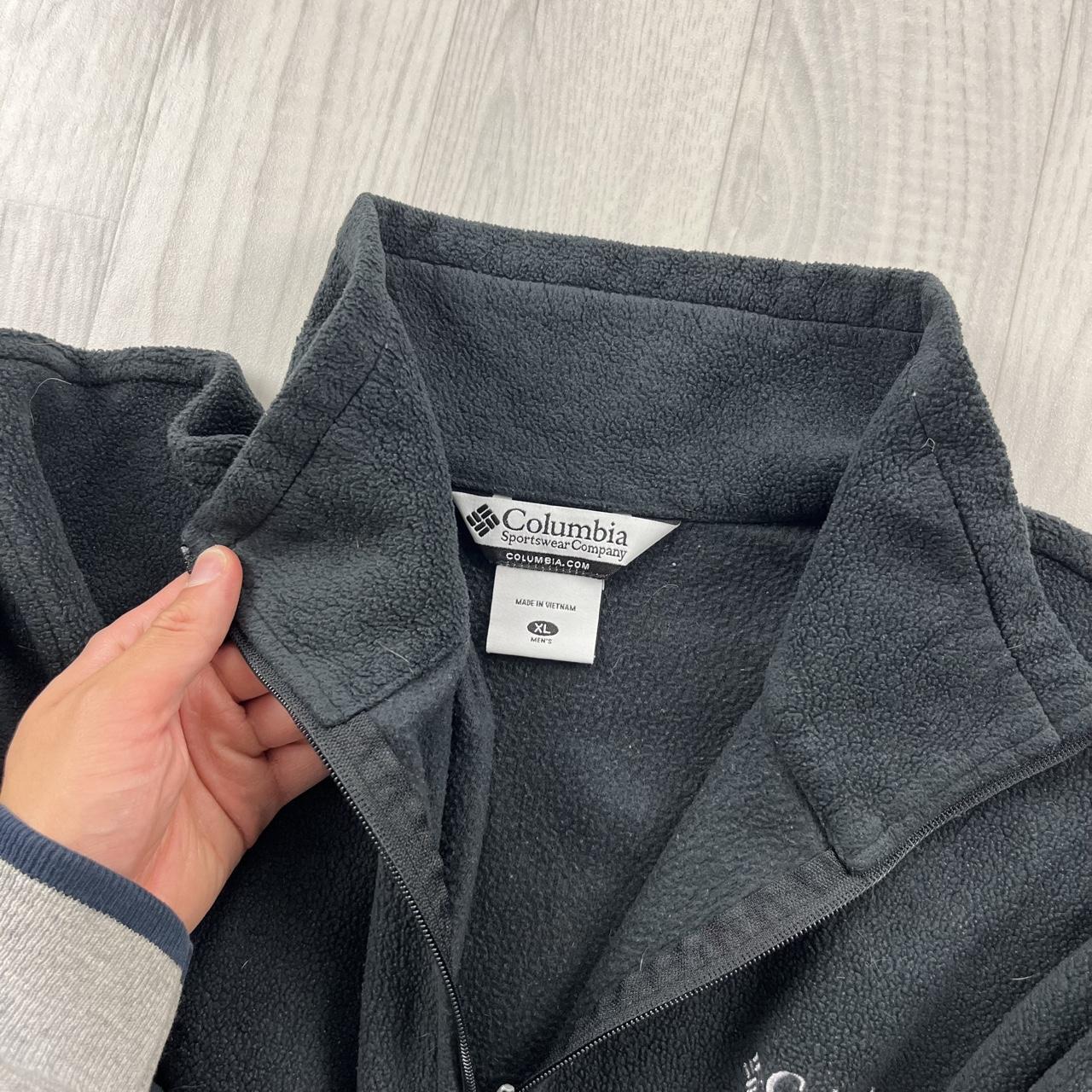 VINTAGE Y2K COLUMBIA ZIP UP FLEECE JACKET BLACK