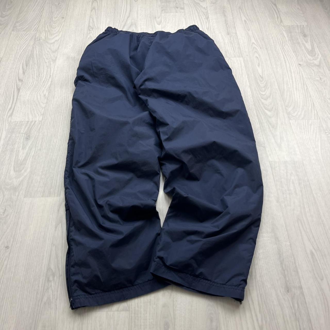 VINTAGE Y2K REEBOK BAGGY TRACKSUIT BOTTOMS NAVY
