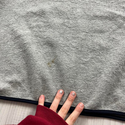 VINTAGE Y2K NAUTICA QUARTER ZIP FLEECE SWEATSHIRT GREY