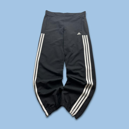 VINTAGE Y2K ADIDAS BAGGY TRACKSUIT BOTTOMS BLACK