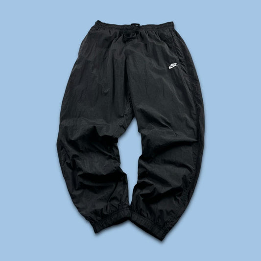 NIKE BAGGY TRACKSUIT BOTTOMS BLACK