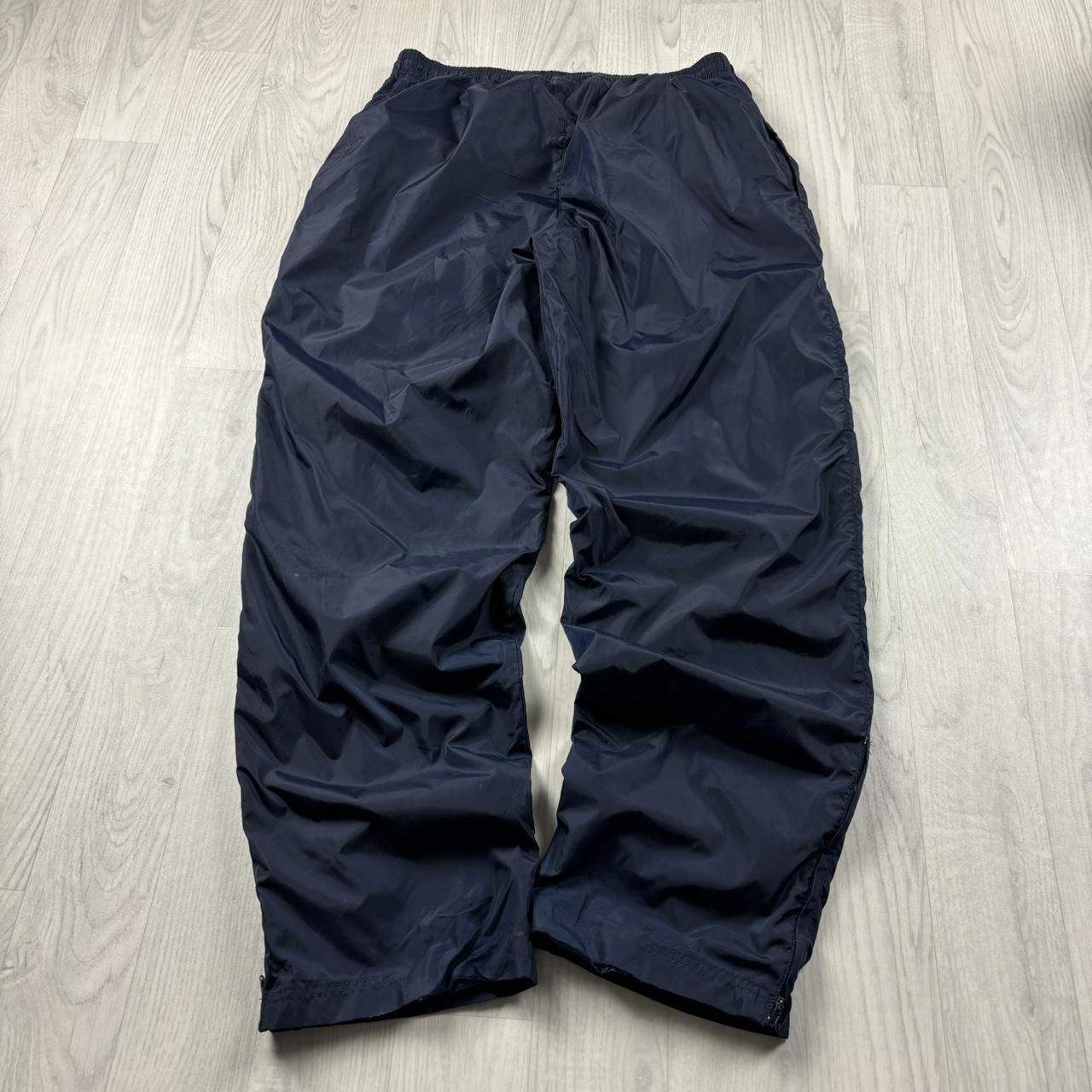 VINTAGE Y2K REEBOK BAGGY TRACKSUIT BOTTOMS NAVY