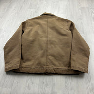 VINTAGE Y2K AMERICAN EAGLE DETROIT WORKWEAR BOMBER JACKET BROWN