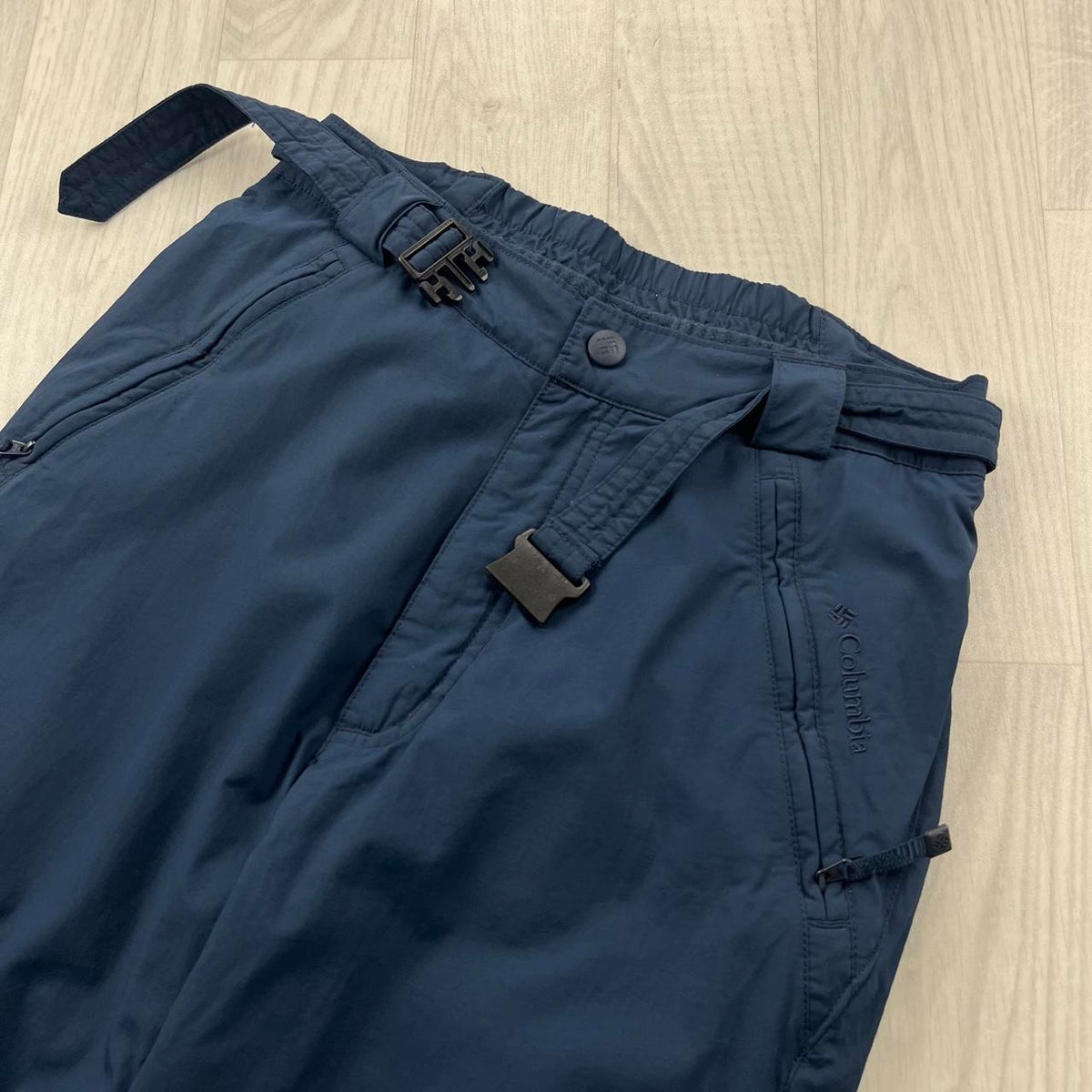 VINTAGE Y2K COLUMBIA BAGGY SKI PANTS SALOPETTES NAVY