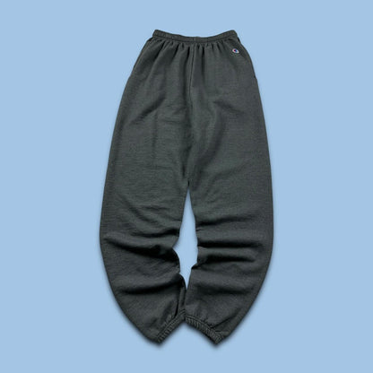VINTAGE 00s CHAMPION BAGGY COTTON SWEATPANTS CHARCOAL GREY