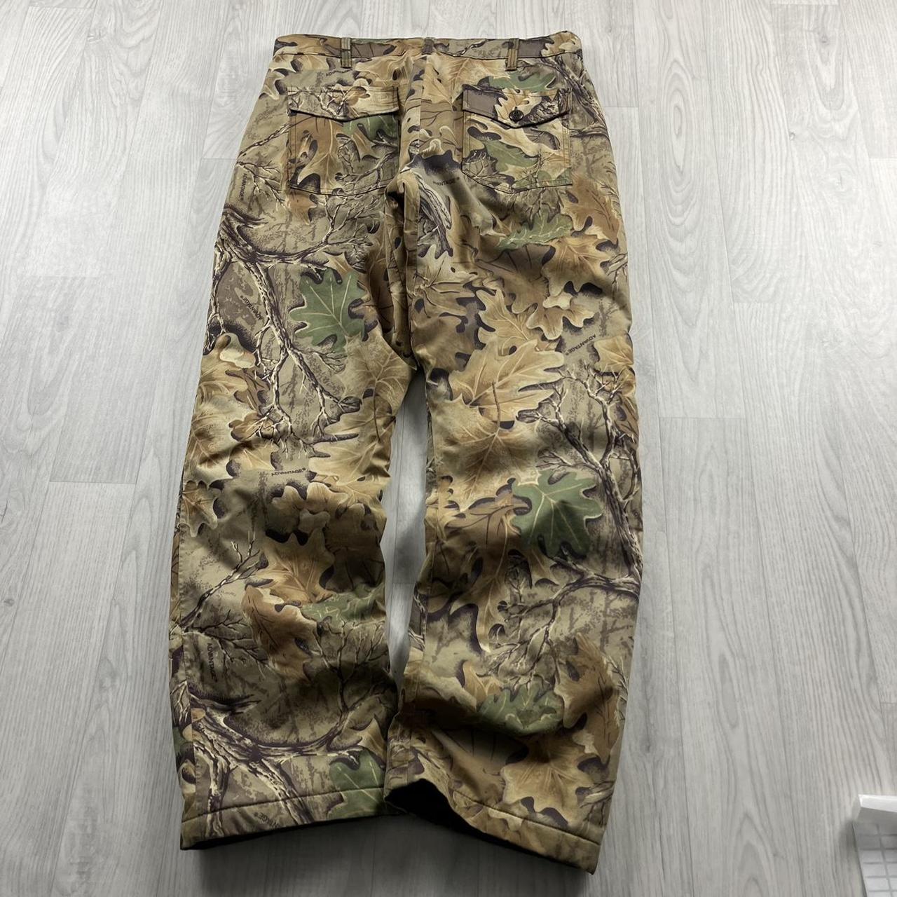 VINTAGE CABELAS REALTREE BAGGY INSULATED CAMO CARGO PANTS