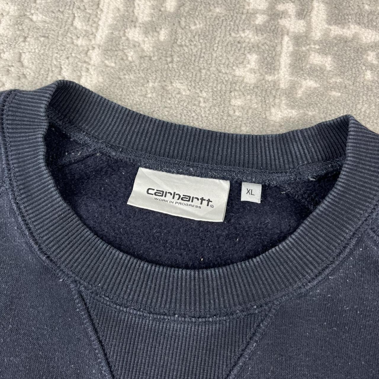 VINTAGE Y2K CARHARTT BOXY SWEATSHIRT NAVY