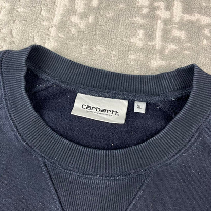 VINTAGE Y2K CARHARTT BOXY SWEATSHIRT NAVY