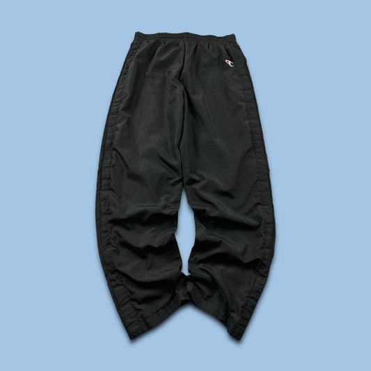 VINTAGE Y2K CHAMPION BAGGY TRACKSUIT BOTTOMS BLACK