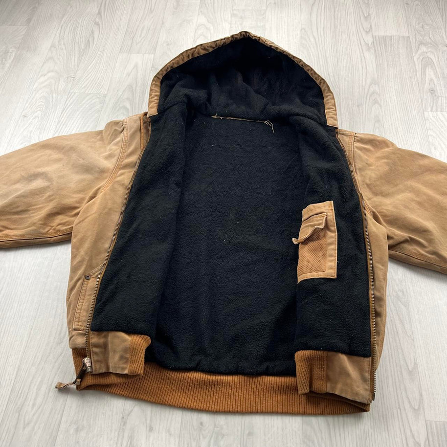 VINTAGE Y2K WALLS WORKWEAR BOMBER ACTIVE JACKET BEIGE