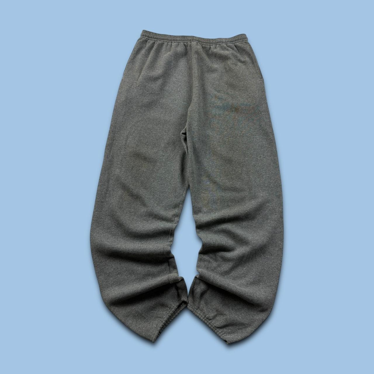 VINTAGE 00s CHAMPION BAGGY COTTON SWEATPANTS GREY
