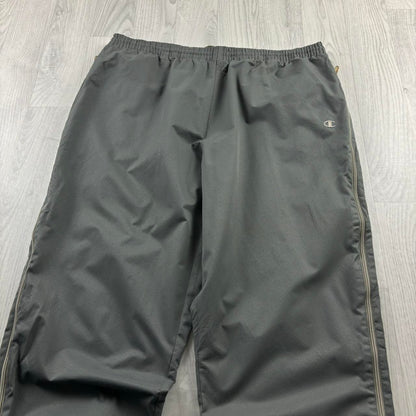 VINTAGE Y2K CHAMPION BAGGY TRACKSUIT BOTTOMS GREY