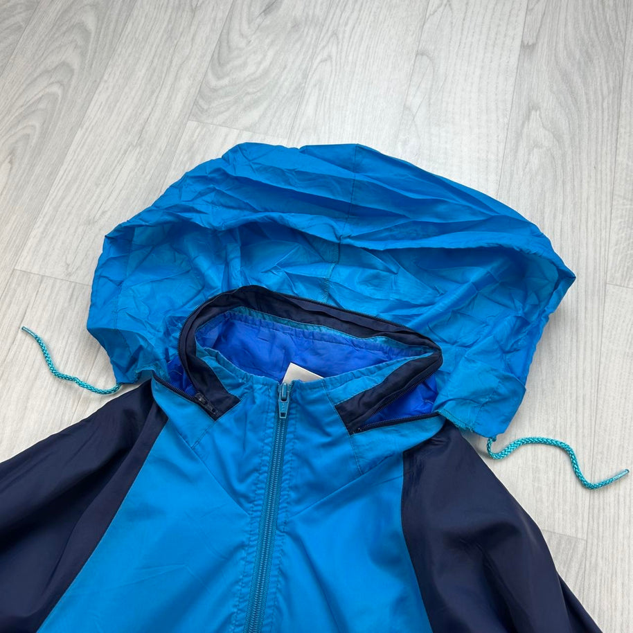 VINTAGE 90s NIKE WINDBREAKER SHELL JACKET BLUE