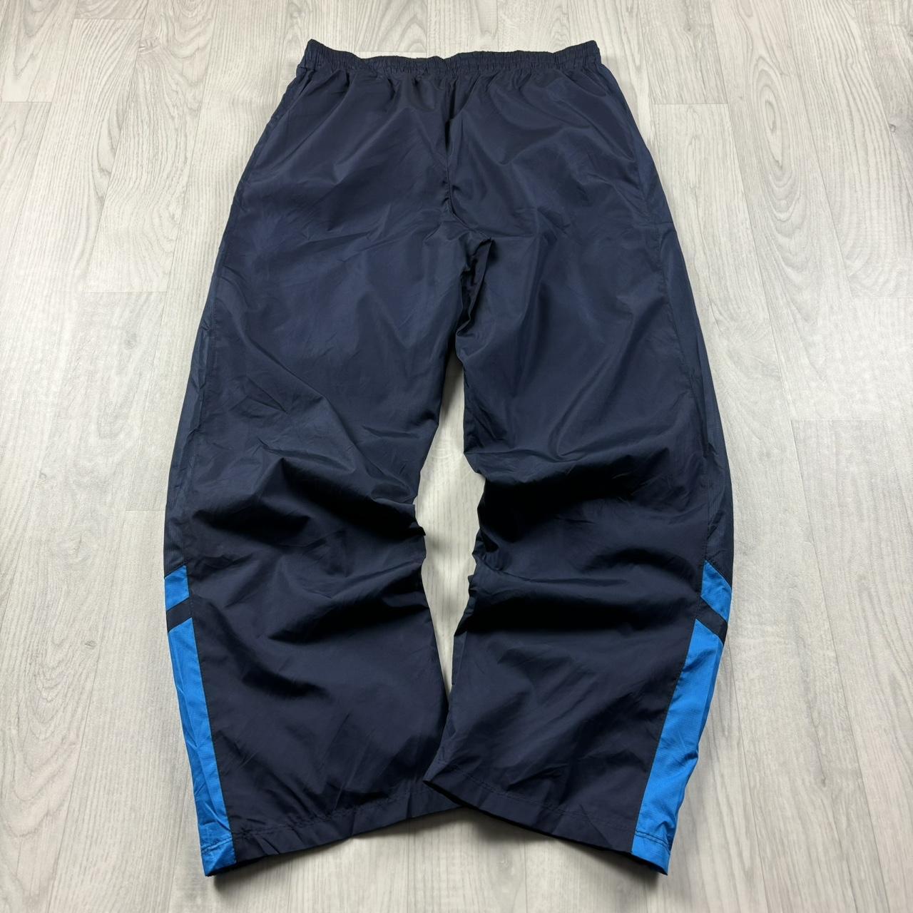 VINTAGE Y2K STARTER BAGGY TRACKSUIT BOTTOMS NAVY