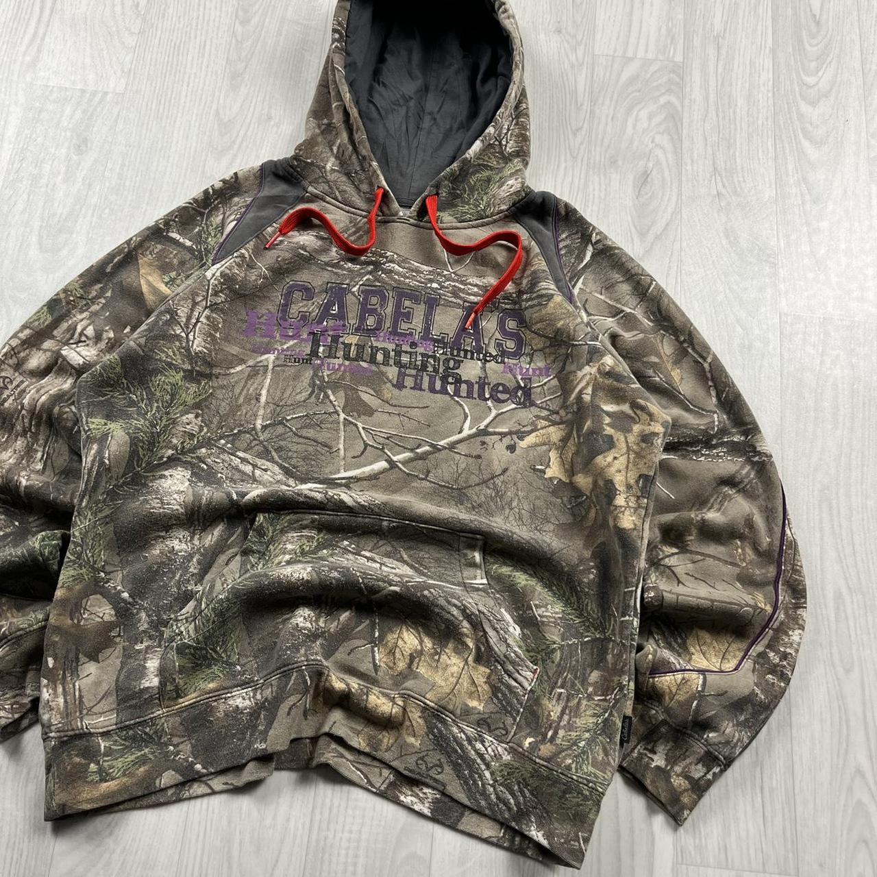 VINTAGE CABELAS REALTREE HOODIE CAMO