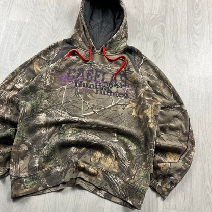 VINTAGE CABELAS REALTREE HOODIE CAMO